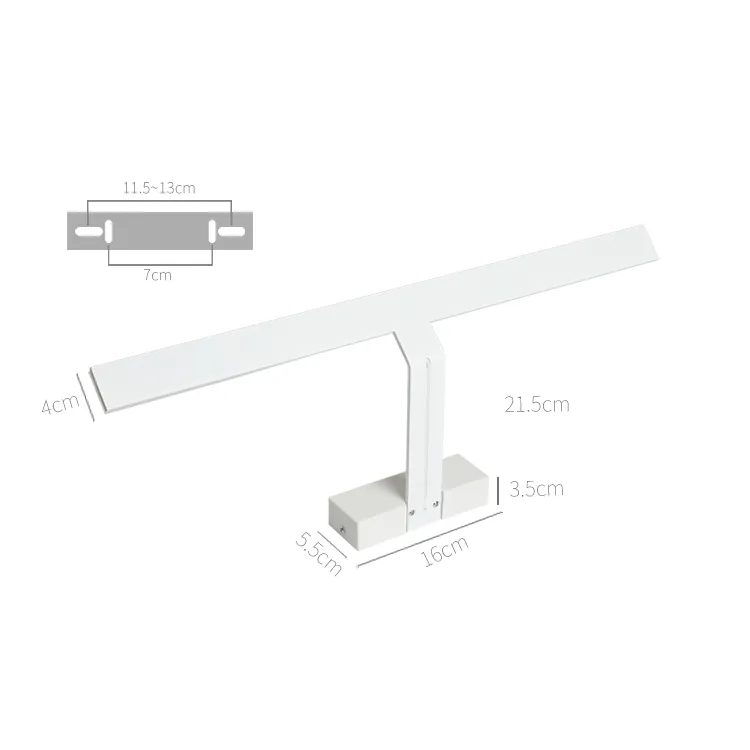 Mirror Lamp Size Chart 1