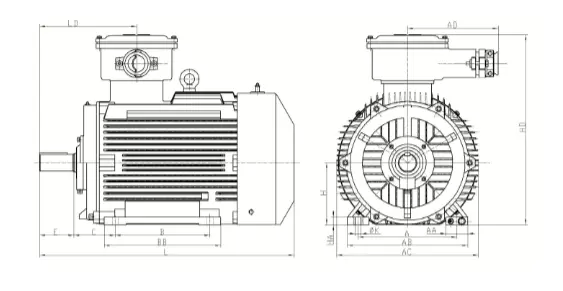 Mounting Size：z5c