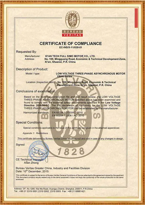 Coal Mine Safety Certificate (MA)