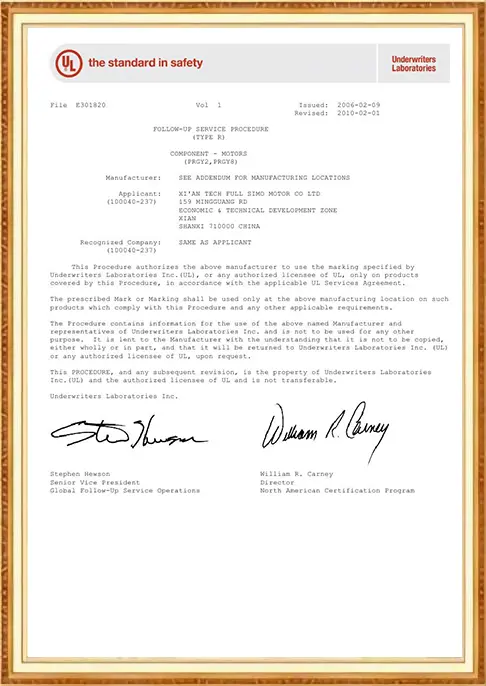 ABS Marine Grade Classification Society Certificate