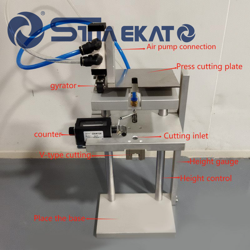 High-Quality Perfume pump head pipe V or oblique cutting pipe cutting machine Supplier, Factories