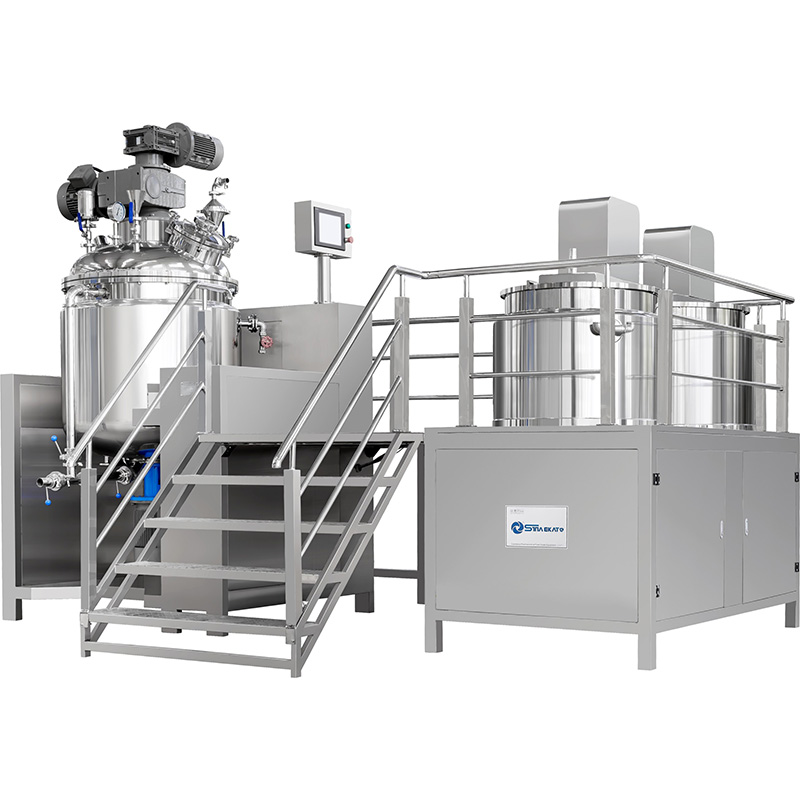 Custom Fixed Type Vacuum Emulsifying Mixer Face Body Cream Lotion Liquid Washing Homogenizing Machine Manufacturer, Factories