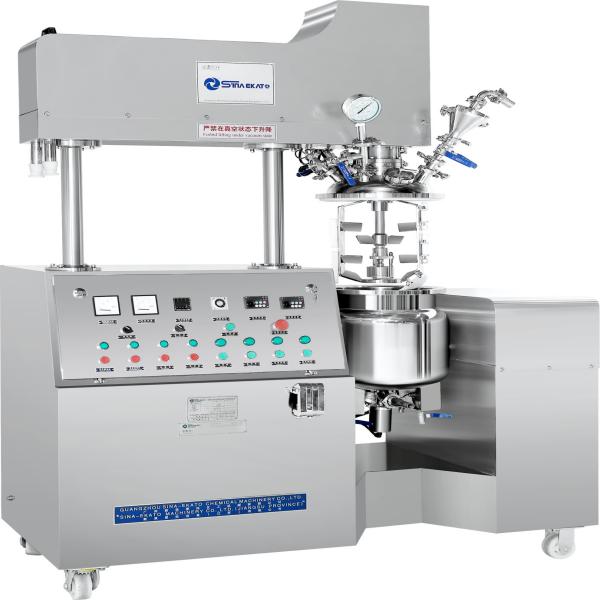 Best Electronic Control Top Homogenizer Bidirectional Mixing Vacuum Emulsifying  for Cream Lotion Skincare Cosmetic Machinery Manufacturer, Factories