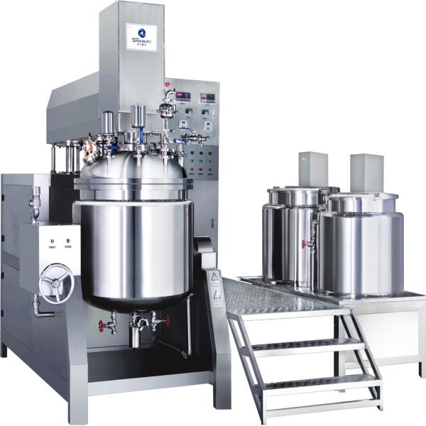 Best Electronic Control Top Homogenizer Bidirectional Mixing Vacuum Emulsifying  for Cream Lotion Skincare Cosmetic Machinery Manufacturer, Factories