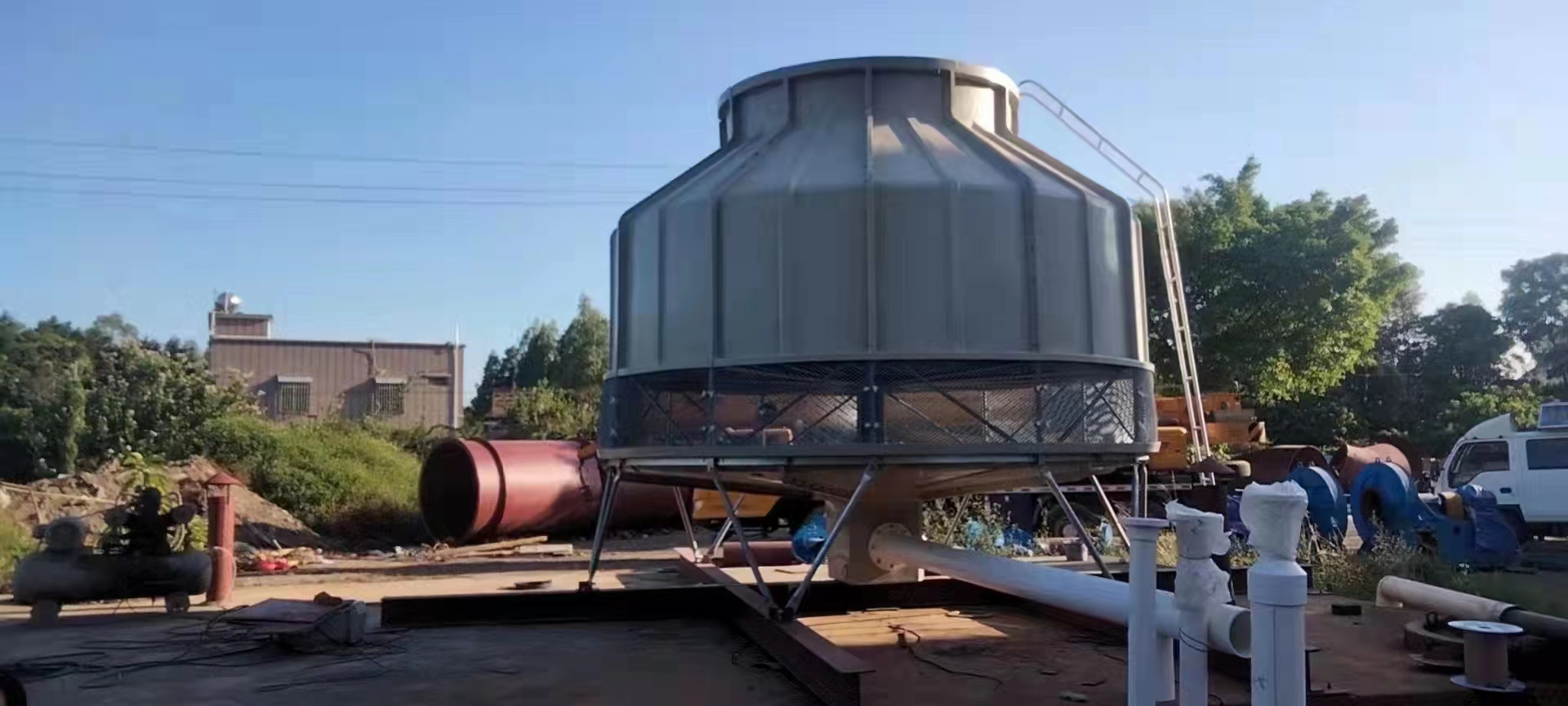 Cooling Machinery Close-up