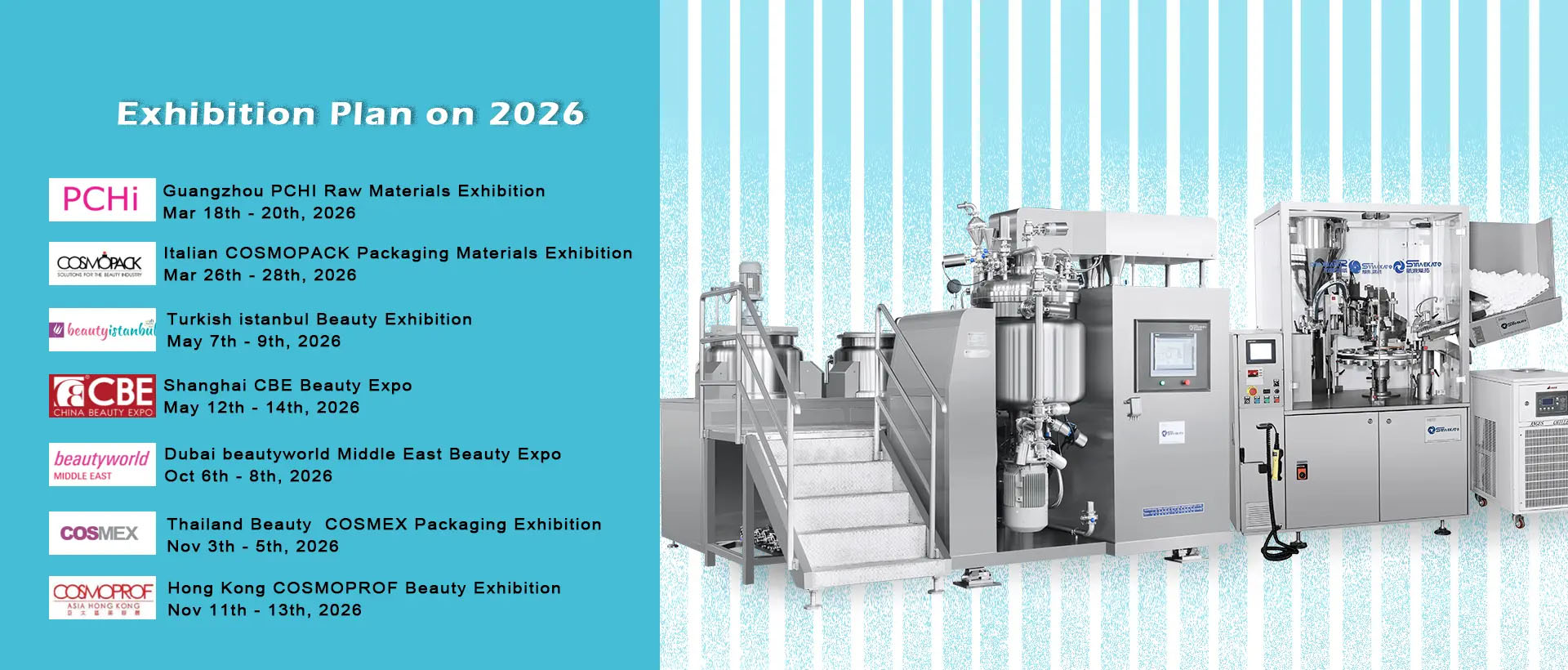 SINAEKATO cosmetic machinery factory