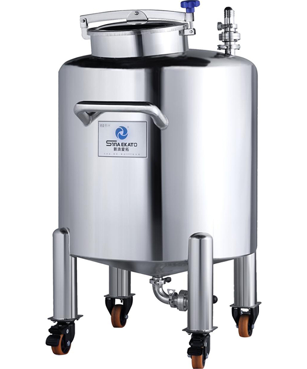 Stainless steel storage tank for cosmetics