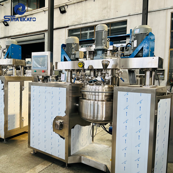 High-Quality Color Cosmetic Vacuum Dispersing Mixer Hydraulic PLC Control Supplier, Factories