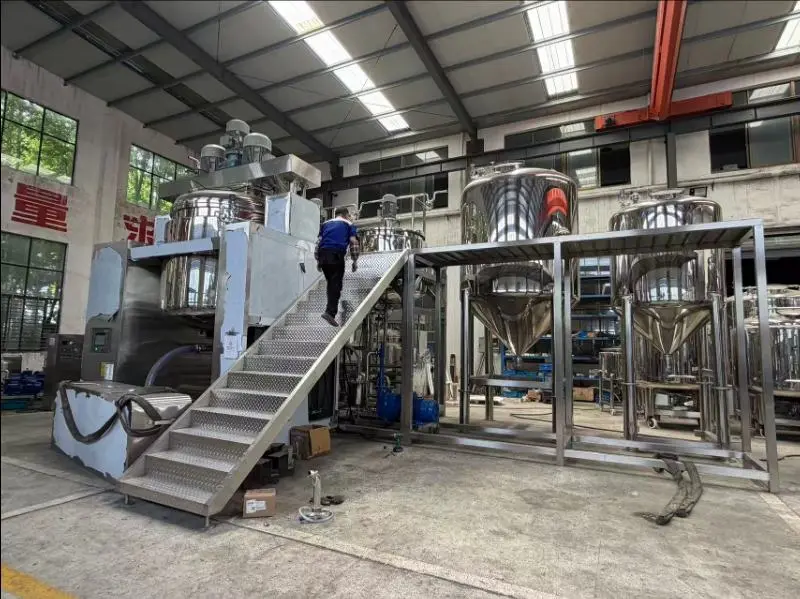 SinaEkato manufactures complete cosmetic equipment production line