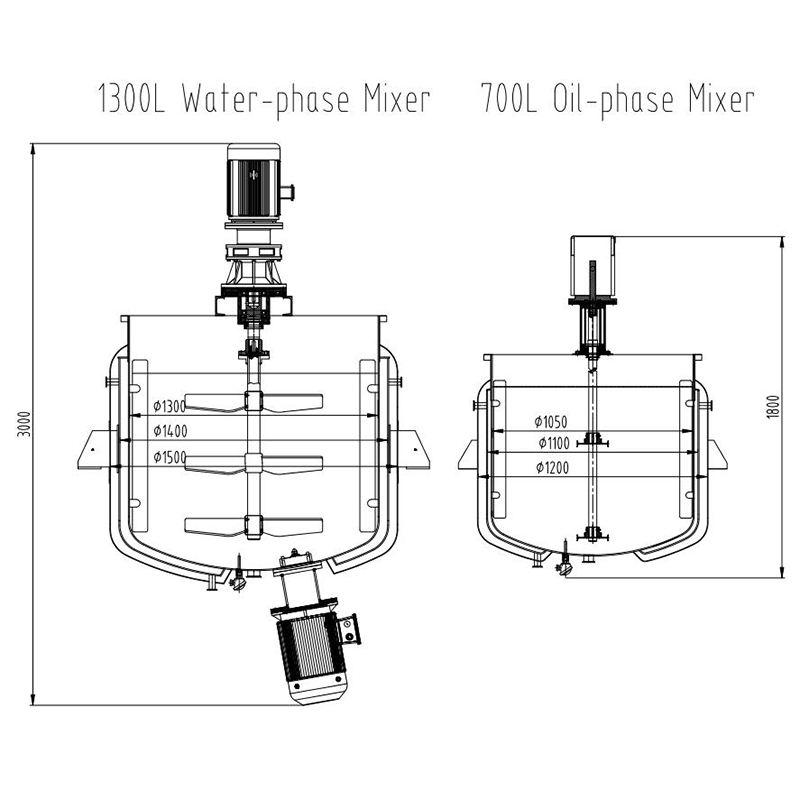CE Certification 50L/Batch - 5000L/Batch Customized Toothpaste Making Mixer Machine  Manufacturers, Suppliers