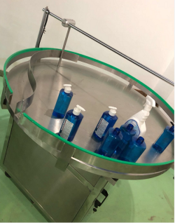 CE Certification AUTOMATIC ROUND ROTARY TURNTABLE BOTTLE FEEDER MACHINE / UNSCRAMBLING COLLECTING TURNING TABLE Manufacturers, Factories
