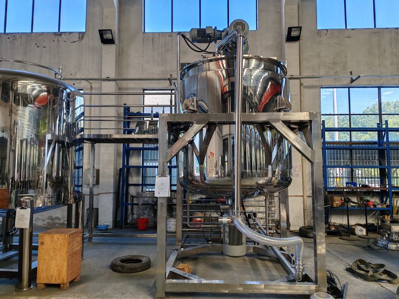 Custom PME-4000L Liquid Shampoo Detergent Cleanser Making Machine Liquid Washing Homogenizer Mixer Suppliers, Factory