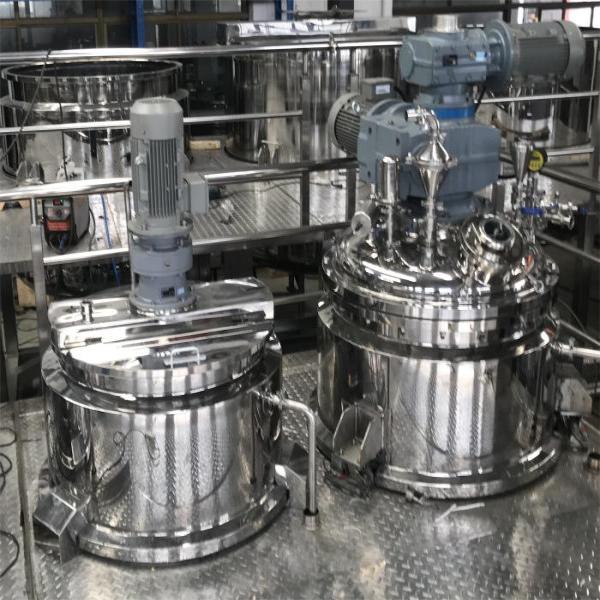 CE Certification Fixed Type Vacuum Emulsifying Mixer Face Body Cream Lotion Homogenizing Machine Manufacturers, Factory