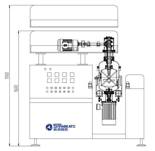 High-Quality 10L Hydraulic lifting homogeneous vacuum emulsifying mixer  Factory, Factories