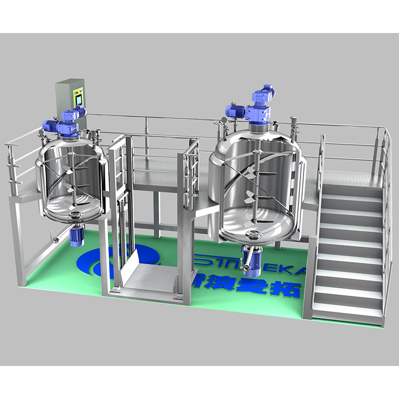 Discount Fixed Type Vacuum Emulsifying Mixer Face Body Cream Lotion Liquid Washing Homogenizing Machine Supplier, Factory