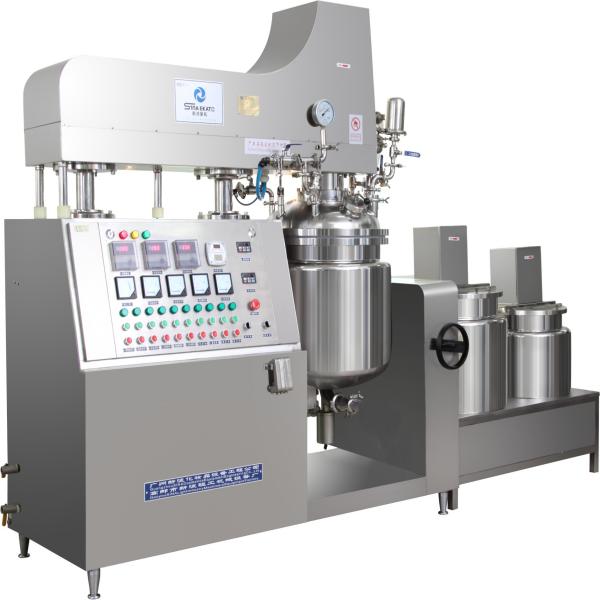 Discount Electronic Control Top Homogenizer Bidirectional Mixing Vacuum Emulsifying  for Cream Lotion Skincare Cosmetic Machinery Manufacturers, Factory