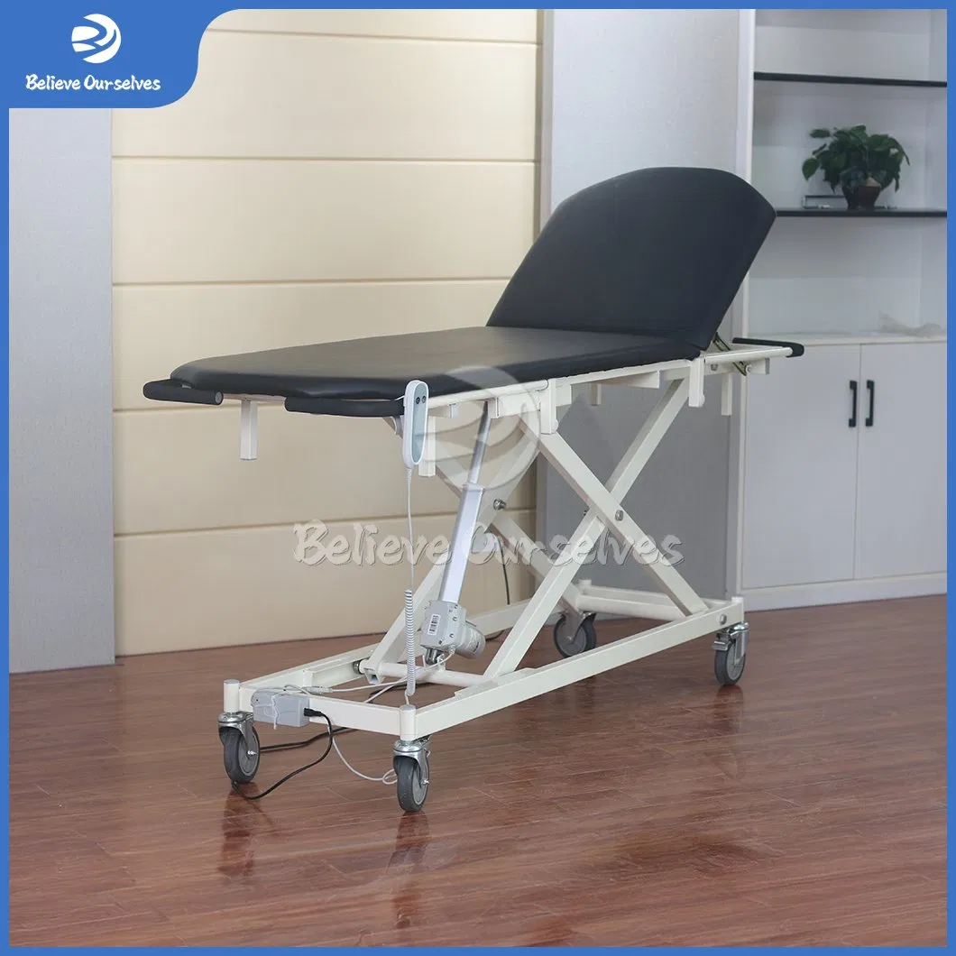 Hr-A07 Aluminium Lightweight 10kg Portable Massage Table China Electric Lift Massage Table Outpatient Bed Fold Massage Table SPA Massage Table