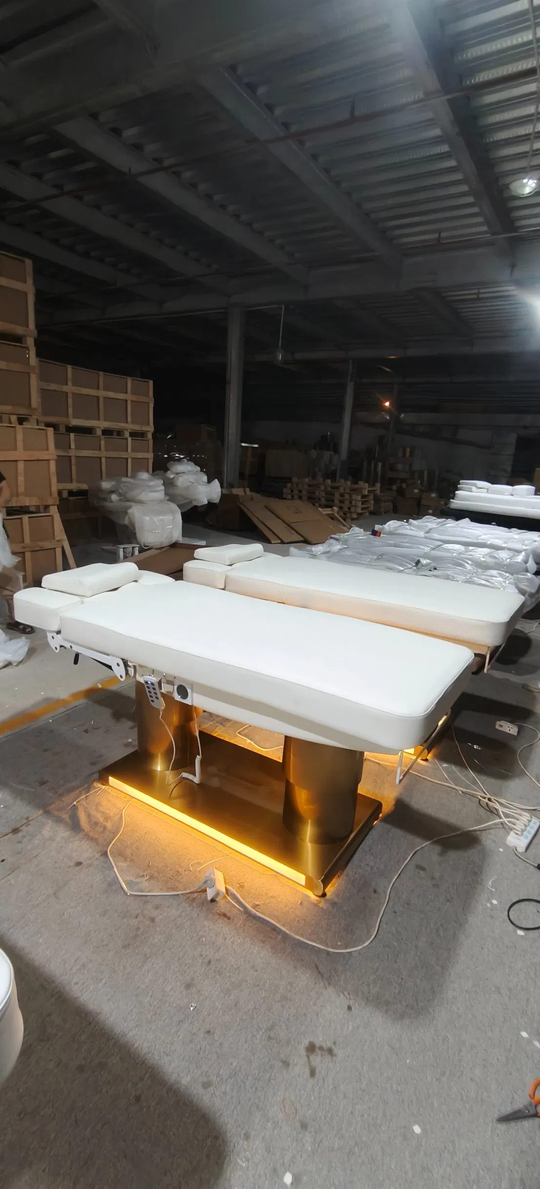 Esthetician Treatment 3 Motor Table De Massage Lash Electric Facial Bed for Beauty Salon