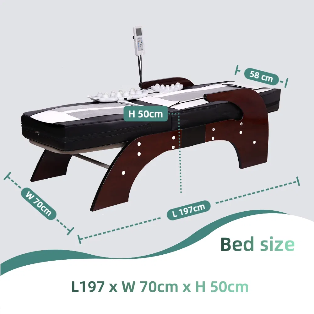 Anti-Aging &amp; Wellness Massage Bed with Far Infrared Heated Jade for SPA &amp; Salon