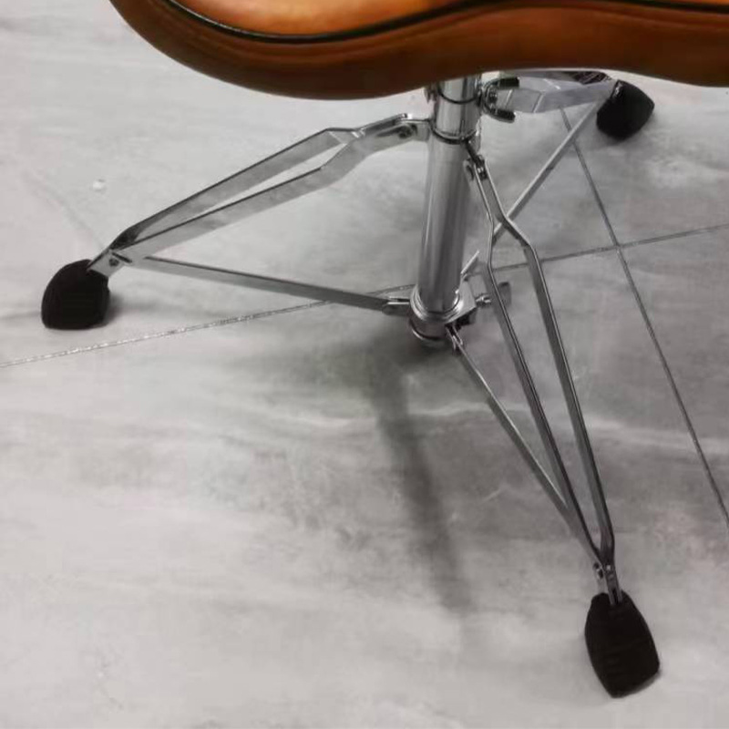 Ergonomic Saddle Drum Stool with Adjustable Height Feature