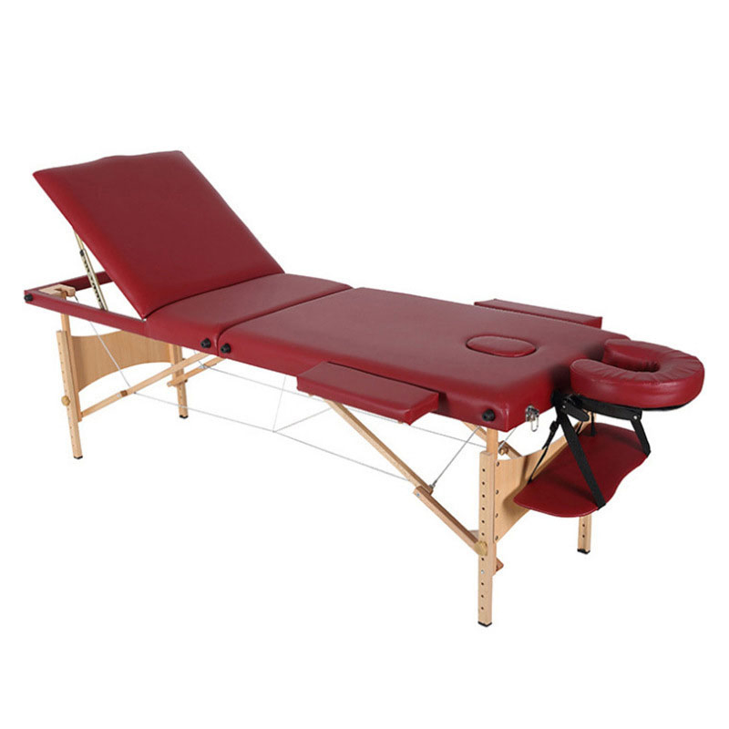 Simple Portable Foldable Home Beauty Massage Moxibustion Tattoo SPA Bed Club Massage Table
