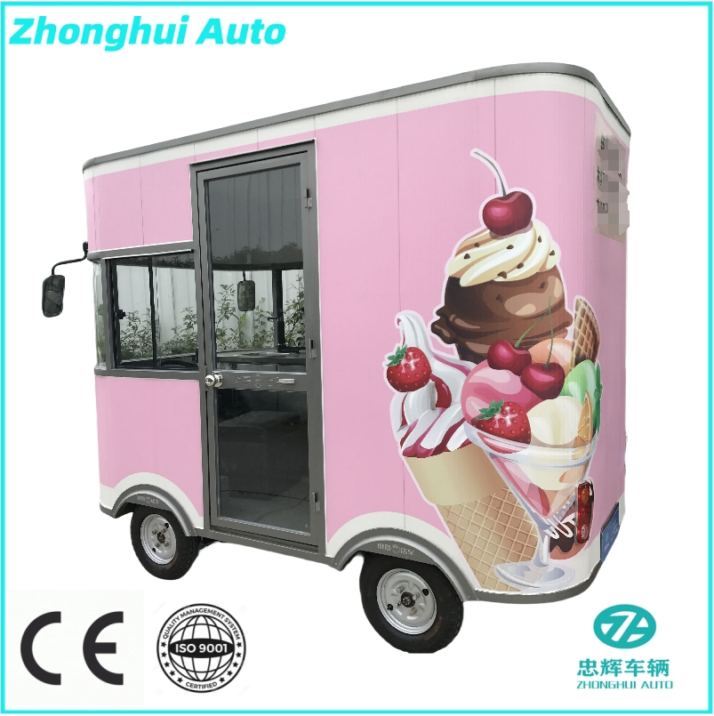 Mobile Hot Dog Taco Pizza Food Cart with Full Kitchen Equipment Fast Food Trailer Truck