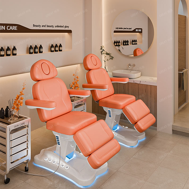 Luxury Electric Heated Facial SPA Beauty Bed Massage Table