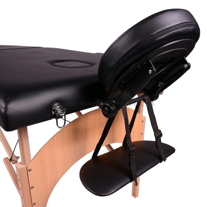 Shampoo General Medical Supplies Wooden Folding Chiropractic Portable Massage Table