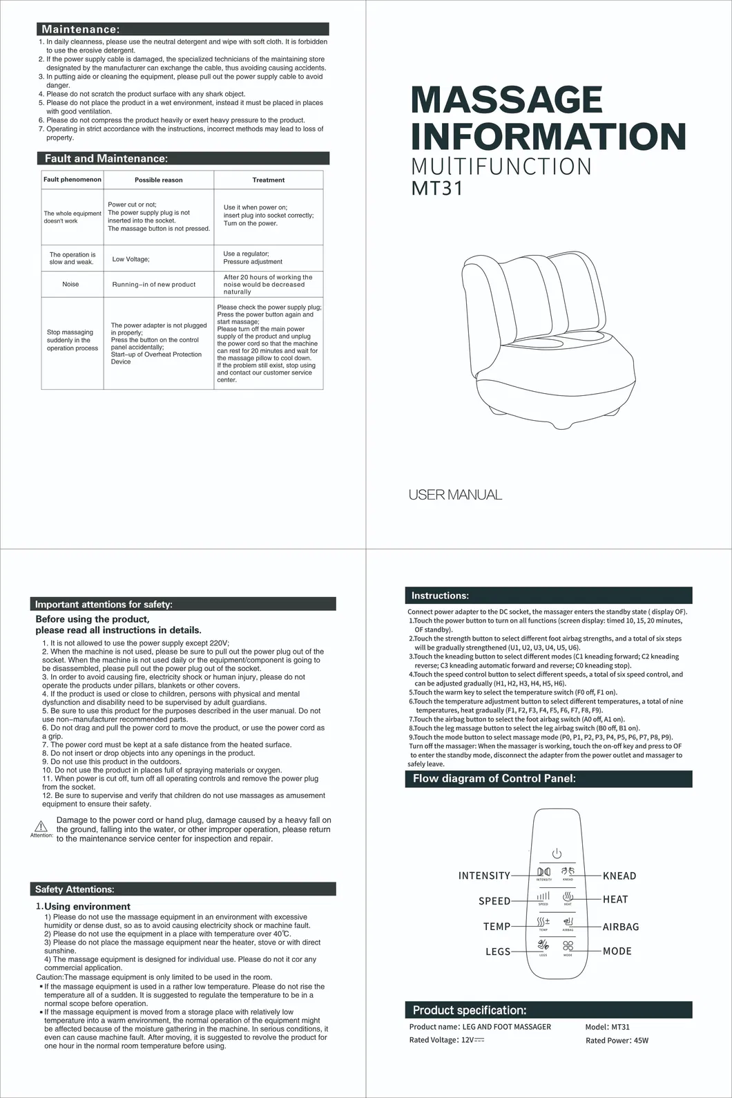 Foot Massager Certification