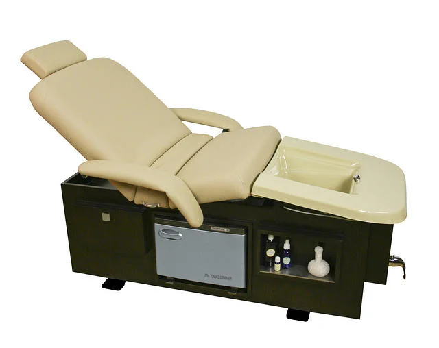 No Plumbing Pedicure Chair with SPA Treatment Bed