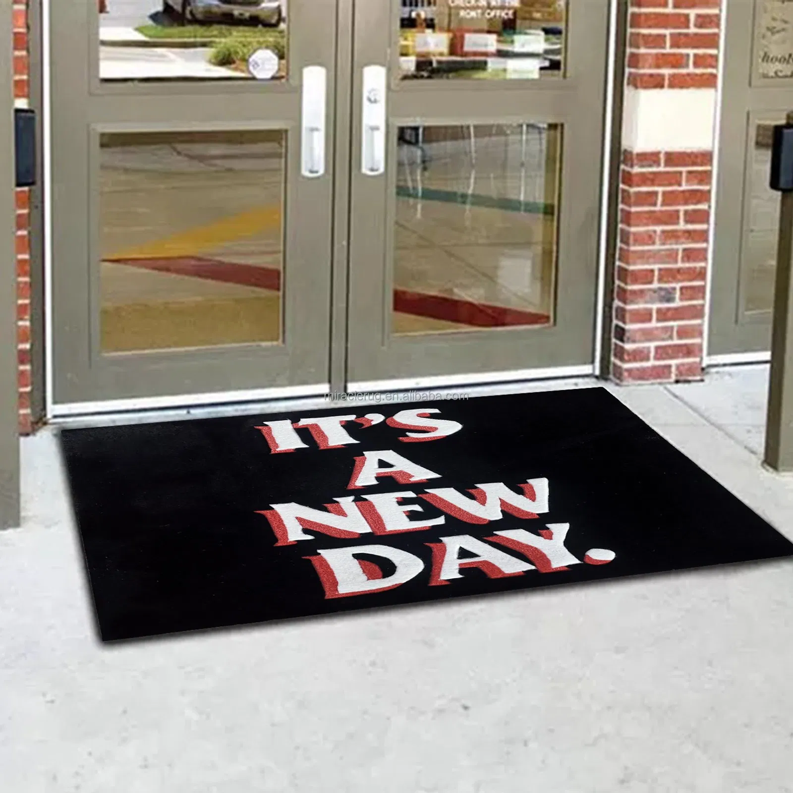 Salon Section Access Mat Plain Simple Design Custom Rubber Home Entryway Mat