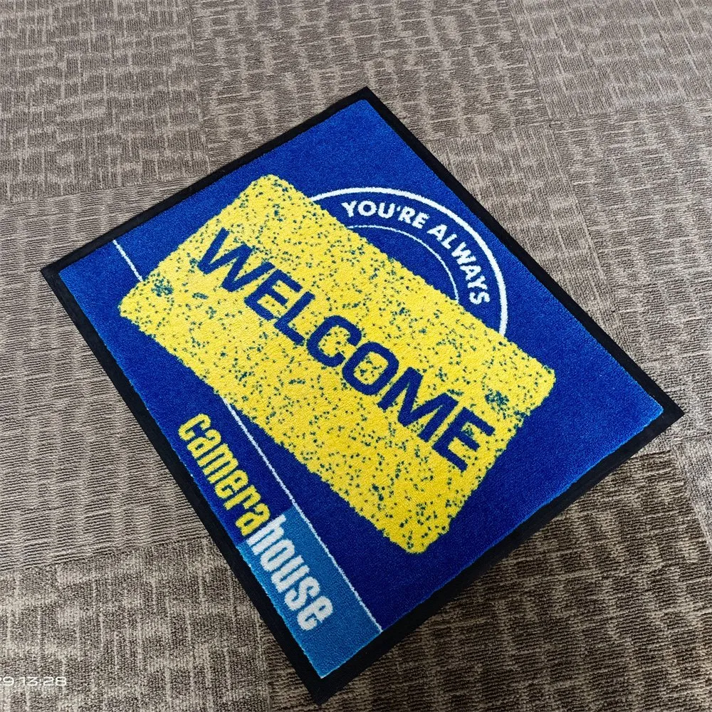 Nylon Printed Personal Design Rug Logo Salon Floor Mat Dust Control Mat