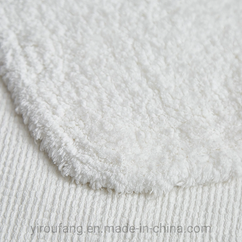Factory Wholesale Directly Elegant Thickened Machine Washable Pure Cotton Hotel Floor Bath Mat