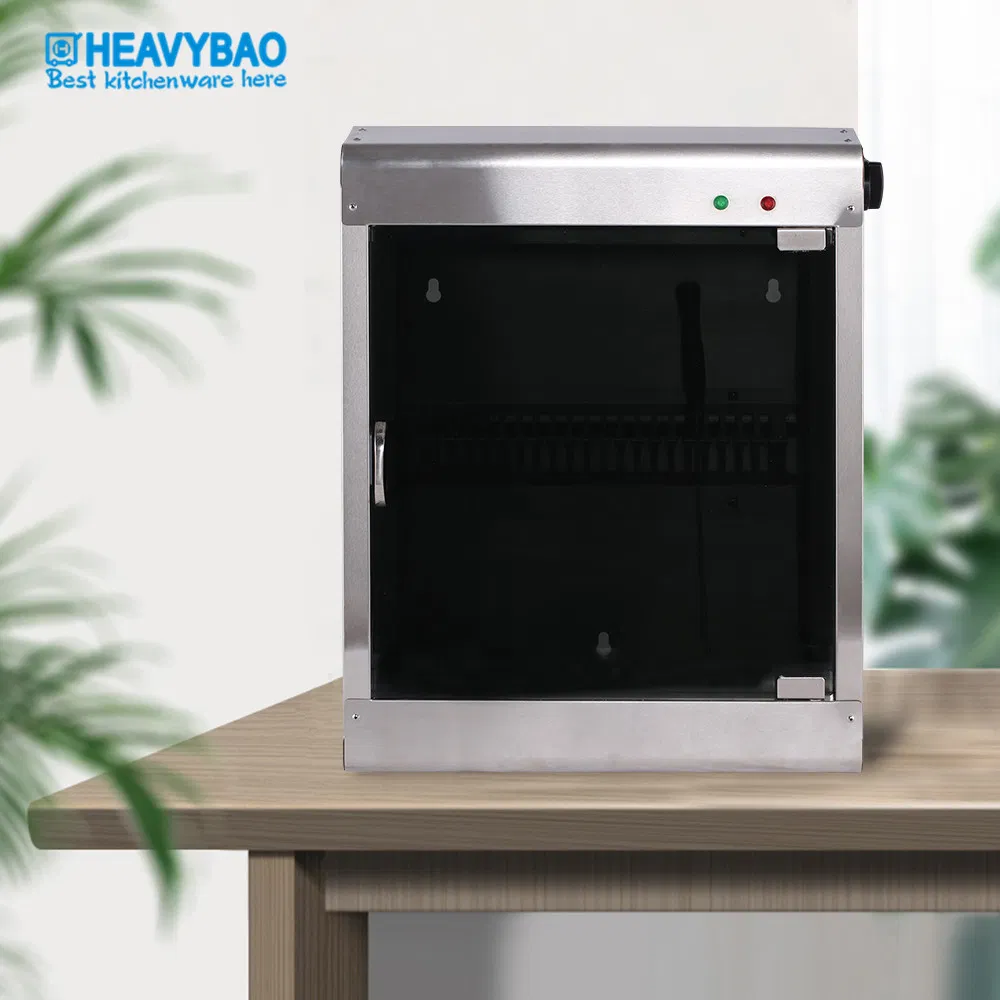 Heavybao UV Disinfection Storage Box UV Sterilizer Container Portable Sterilizer Cabinet for Knife and Fork