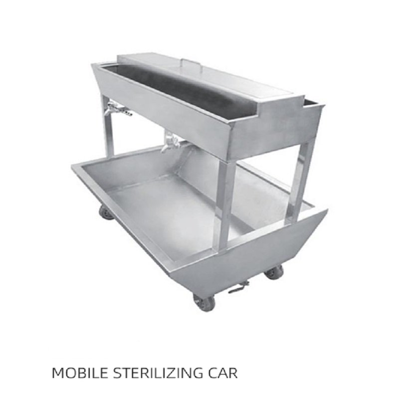 Slaughterhouse Equipment Mobile Disinfection Cart