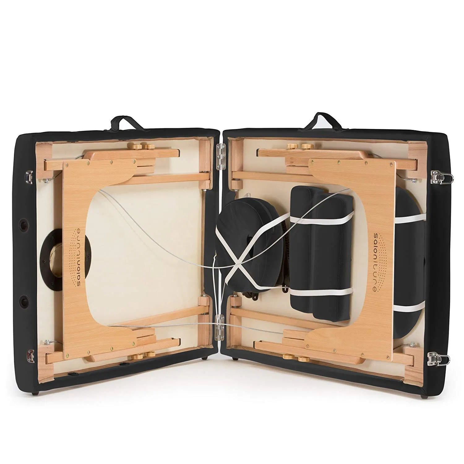 SPA Bed Furniture Portable Folding Steel Massage Table Face Cradle Massage Table Folding Massage Table Headrest