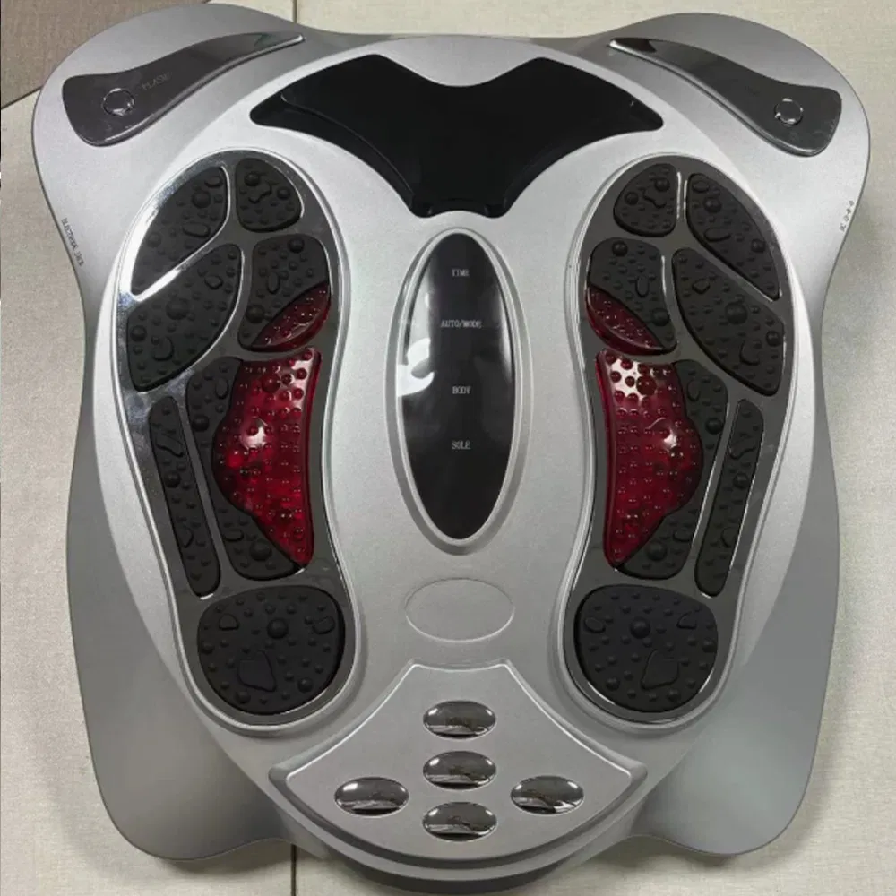 2025 Electric Red Light Infrared Tens Heated Massage Foot SPA Bath EMS Foot Massager and Blood Circulator Machine with Remote Control