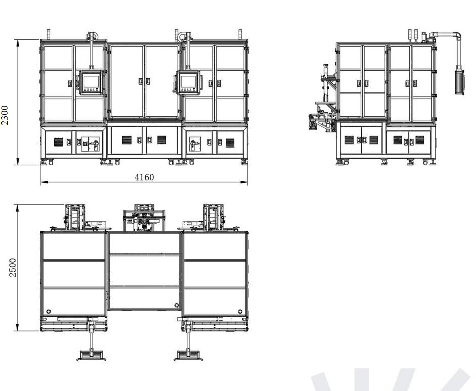 Gelon Lithium Battery Automatic Double Work Position Stacker