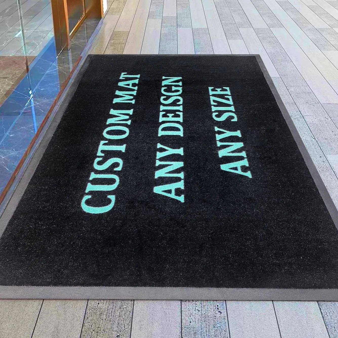 Salon Room Space Mat Soft Cozy Custom Rubber Hotel Lobby Entry Mat