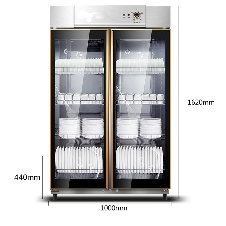 Commercial Electric Dish Sterilizer Tableware Dryer Disinfection Cabinet Dish UV Ozone Disinfection Cabinet