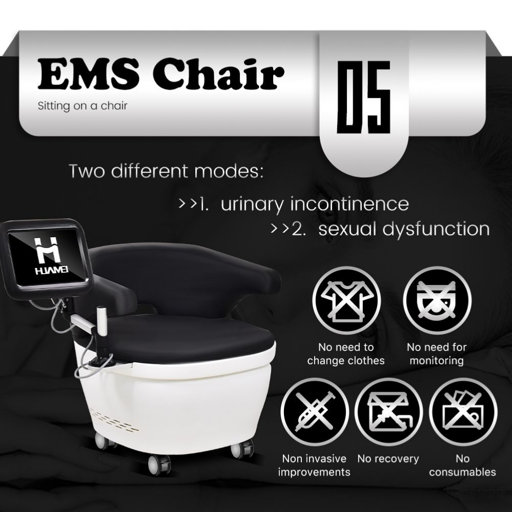 2025 Explosive EMS Pelvic Muscle Exercise Floor Magic Machine Chair for Urinary Incontinence Postpartum Recovery Treatment