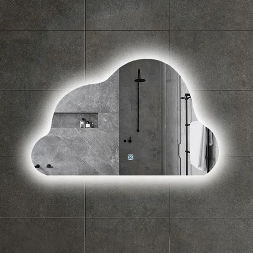 New Design Hair Salon Furniture Modern Hairdressing Stainless Steel Barber Hair Beauty Salon Mirror Station