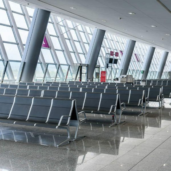 Hot Sale Visitor Airport Hospital Seating Metal Waiting Room Bench Public Chair