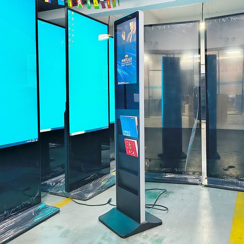 Benshi Newspaper Display with Holder Floor Standing Smart TV 21.5 Inch Smart Low Energy Consumption Billboard Android LCD Advertising Digital Signage