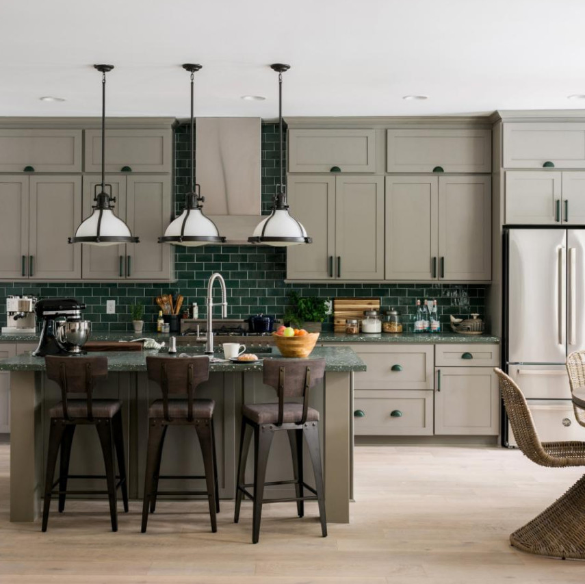 Cabin Style Glass Kitchen Cabinets Door Kitchen UV Sterilizer Cabinet