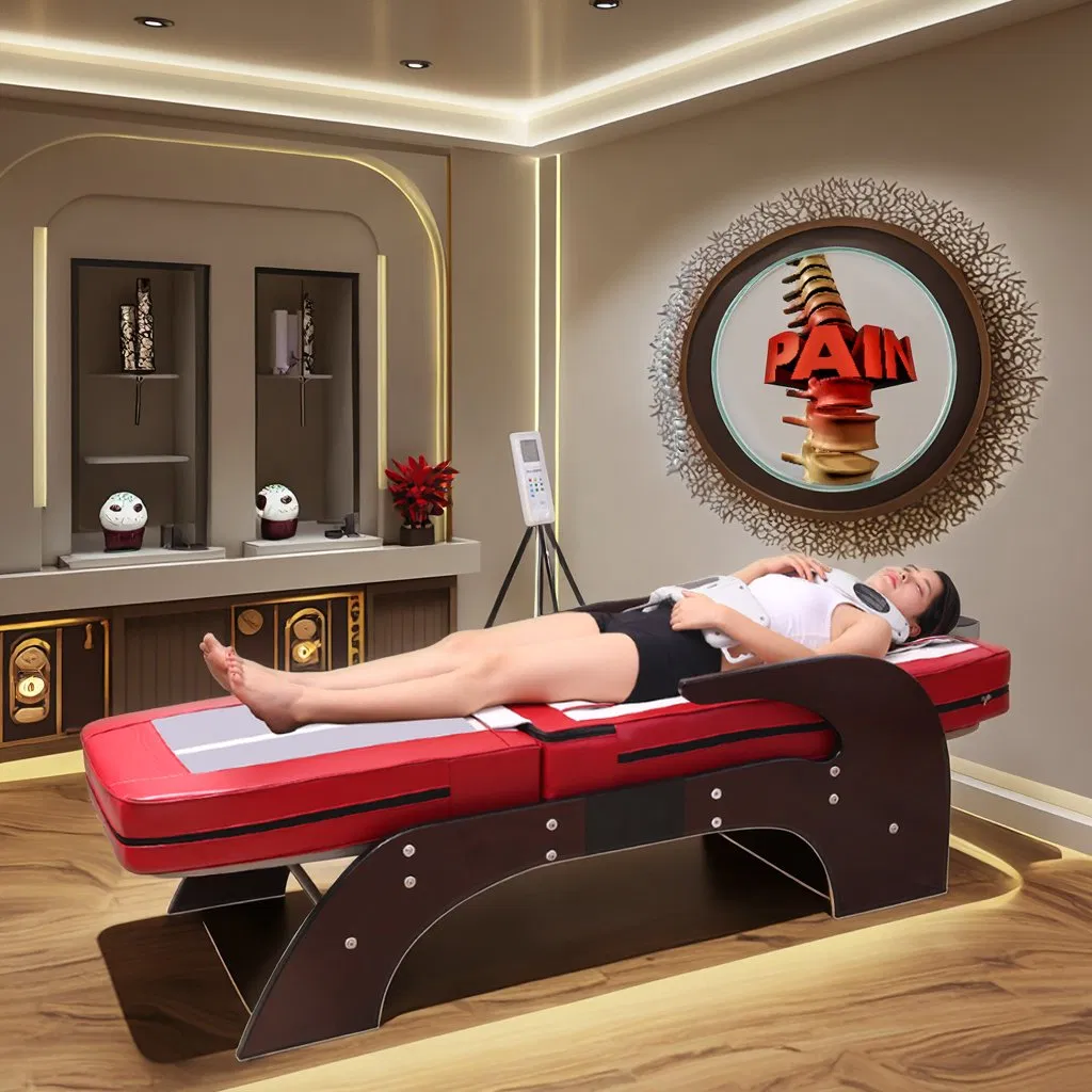 Pop Relax Certified CE Cama De Masaje Heated Jade Stone Massage Bed