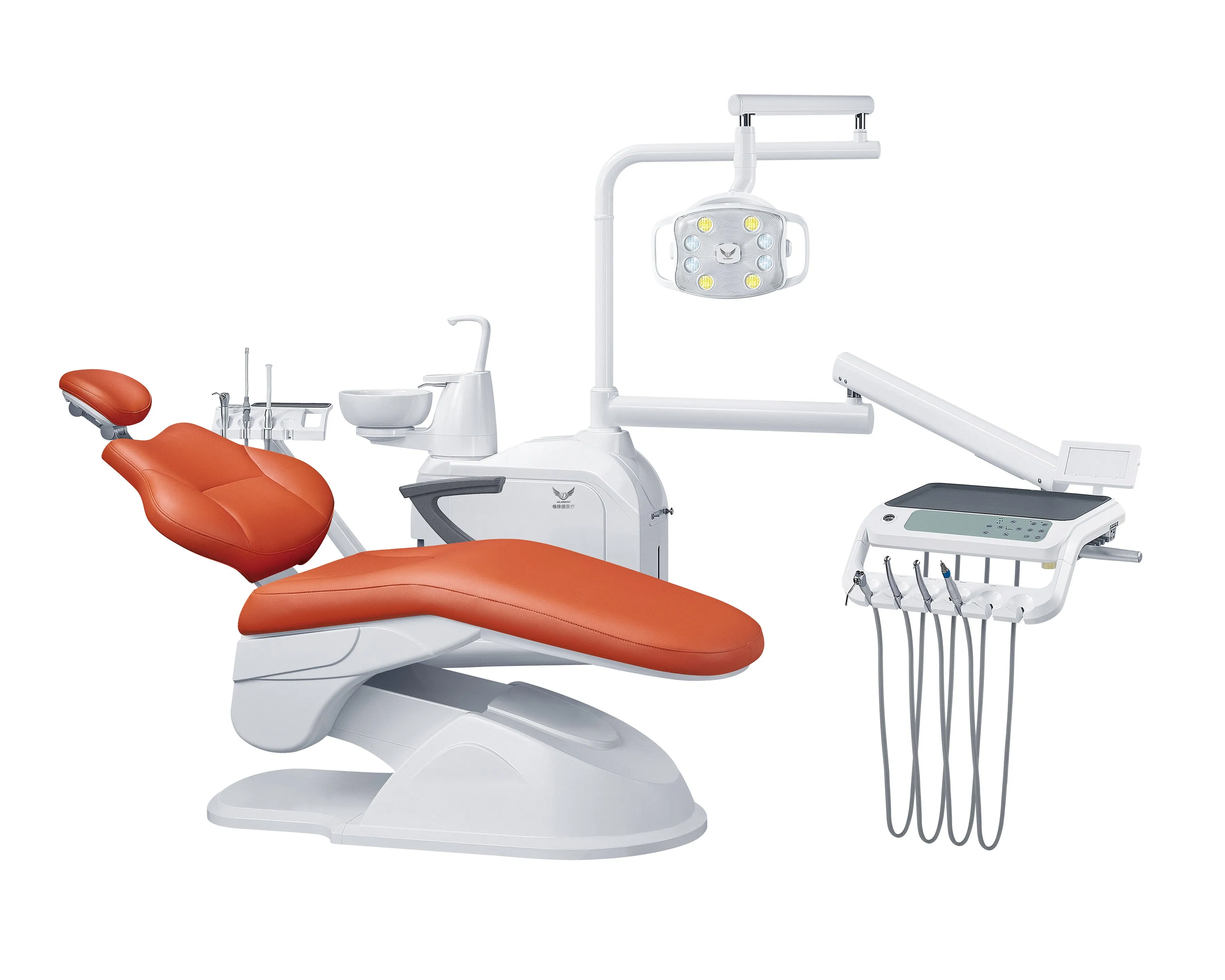 Economical Hydraulic Dental Treatment Chair with Height-Adjustable High-Density Sponge Pad Is Available for Direct Supply From The Manufacturer