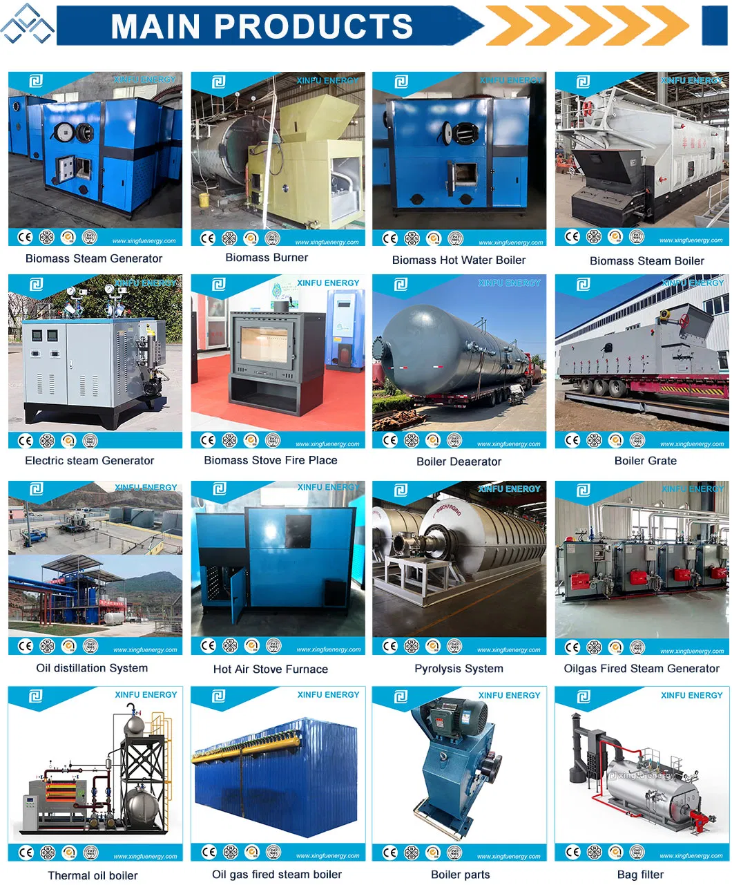 Main Products Catalog