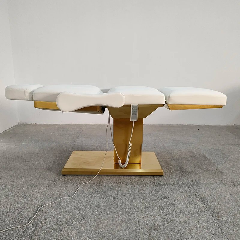 Luxury Esthetician Equipment Massage Table Salon Mascara Furniture 3 4 Motor Lash Cosmetic Electric SPA Beauty Facial Bed