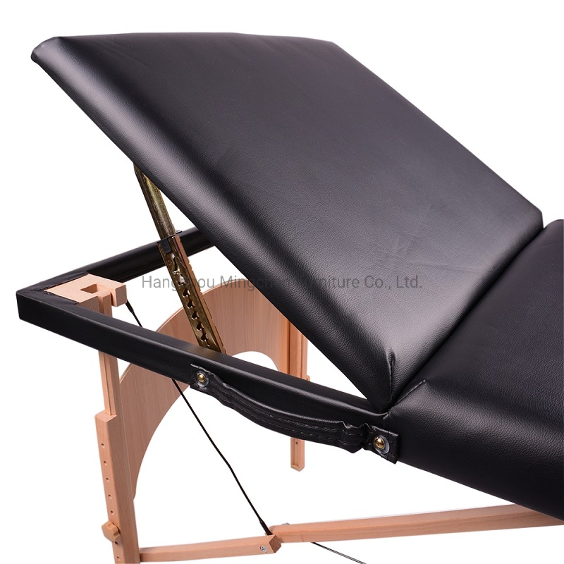 Shampoo General Medical Supplies Wooden Folding Chiropractic Portable Massage Table